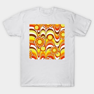 Groovy 60s Psychedelic Flower T-Shirt